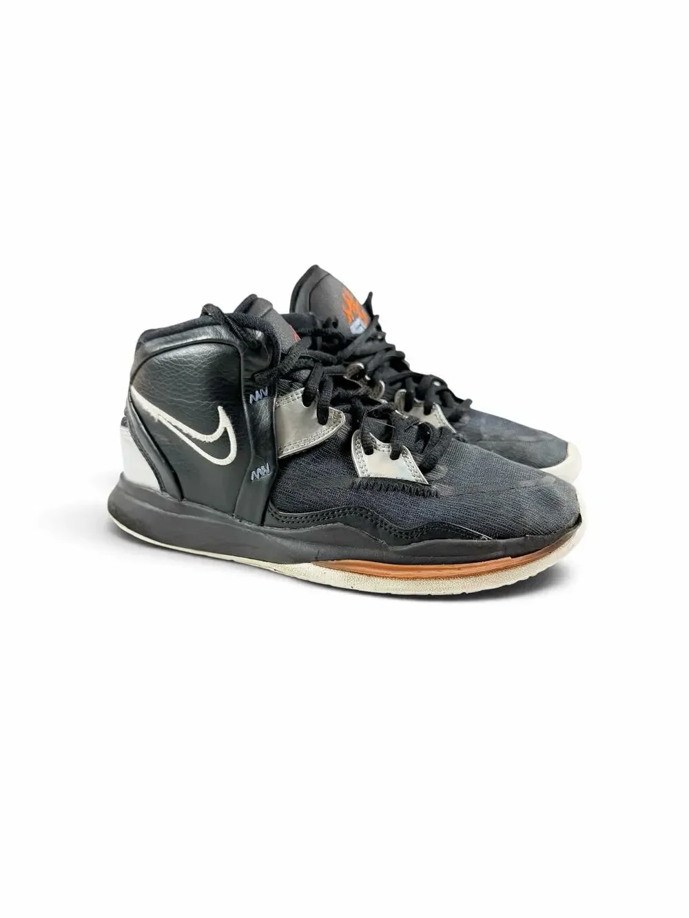 Nike Kyrie Infinity 8 Fire and Ice GS Basketball Shoes Black Size est 4.5 youth